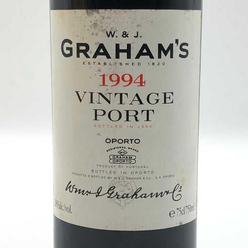 グラハム ヴィンテージ ポート 1994 750ml 20% GRAHAM'S 赤ワイン【F3】