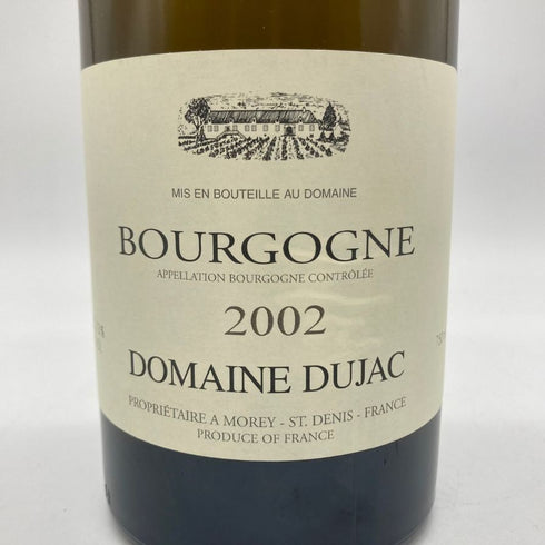 ドメーヌ デュジャック ブルゴーニュ ブラン 2002 750ml 15% DOMAINE DUJAC BOURGOGNE BLANC 【S1】