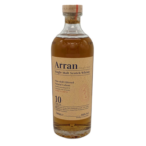 アラン 10年 ノンチルフィルタード 700ml 46% Arran スコッチウイスキー【D1】