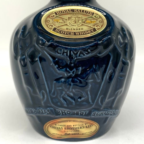 シーバス ブラザーズ ロイヤルサルート 21年 青陶器 700ml 40% Chivas Brothers ROYAL SALUTE スコッチウイスキー1230.5g【G1】