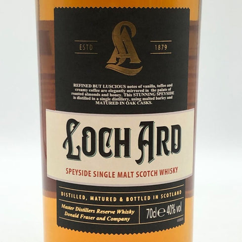 ロッホアード スペイサイド シングルモルトスコッチウイスキー 700ml 40% LOCH ARD スコッチウイスキー【V0】