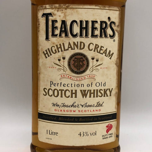 ティーチャーズ ハイランドクリーム 1000ml 43% TEACHER'S スコッチウイスキー【N2】
