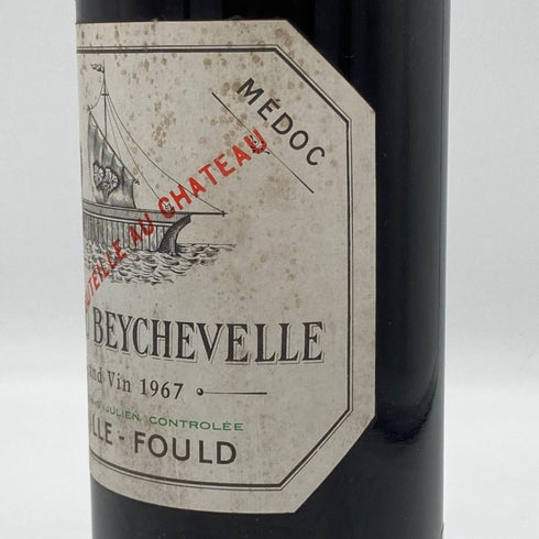 シャトー ベイシュヴェル 1967 750ml 14%未満 CHATEAU BEYCHEVELLE ボルドーワイン【H2】