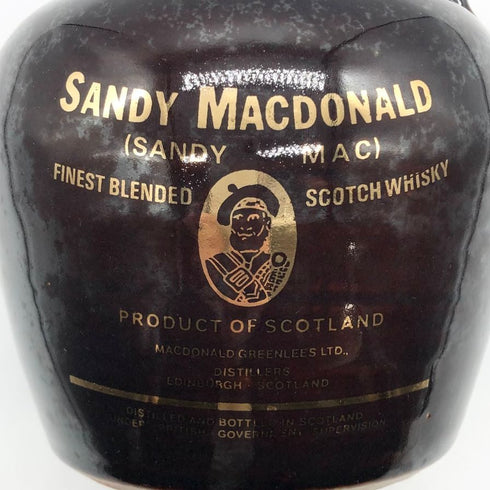 サンディ マクドナルド 陶器 760ml 43% SANDY MACDONALD スコッチウイスキー【A】