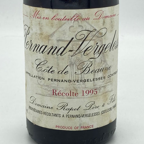 ドメーヌ ラペ ペルナン ヴェルジュレス 1995 375ml 14% Domaine RAPET ブルゴーニュワイン【R1】