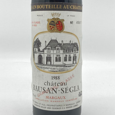 シャトー ローザン セグラ 1988 375ml 12.5% CHATEAU RAUSAN-SEGLA ボルドーワイン【K1】