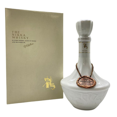 東京都限定◆ニッカ 鶴 白陶器 750ml 43% NIKKA 1455g【T4】