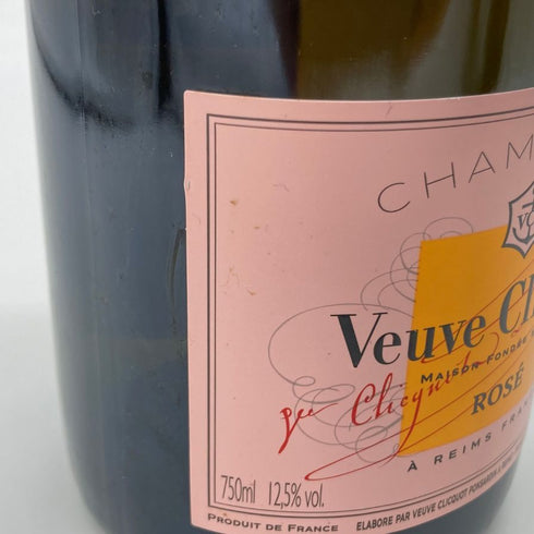 ヴーヴ クリコ ロゼ ローズラベル 750ml 12.5% Veuve Clicquot Rose Label シャンパン【D2】