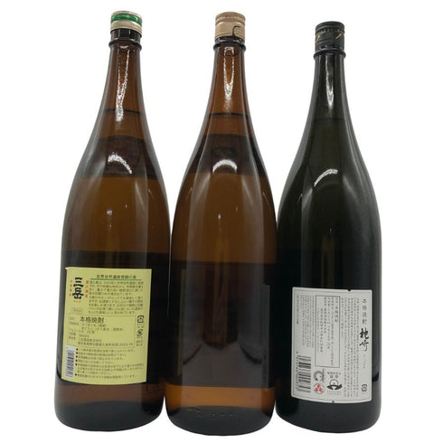 焼酎一升瓶3本まとめ 三岳&壱岐の華&枕崎 1800m 芋焼酎【20】