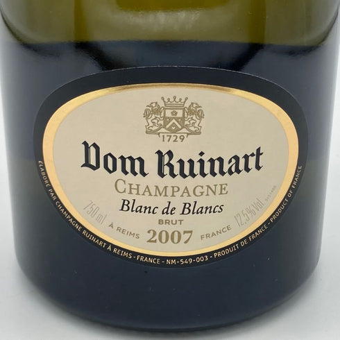 ドン ルイナール ブラン ド ブラン 2007 12.5% 750ml Dom Ruinart シャンパン【G】
