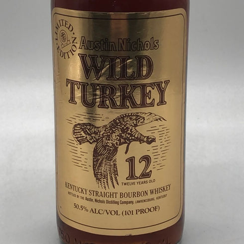 ワイルドターキー 12年 リミテッド エディション ゴールドラベル 750ml 50.5% WILD TURKEY LIMITED EDITION バーボン【J1】