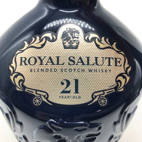 ロイヤルサルート 21年 シグネチャーブレンド 青陶器ボトル 700ml 40% ROYAL SALUTE スコッチウイスキー【I1】