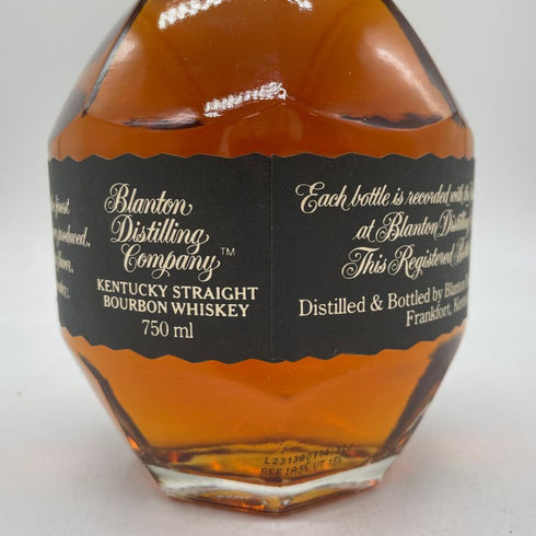 ブラントン シングルバレル ブラックラベル 2023 750ml 40% Blanton's SINGLE BARREL BLACK LABEL バーボン【J4】