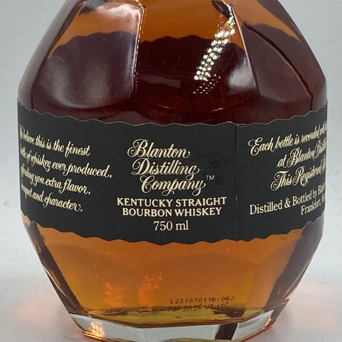 ブラントン シングルバレル ブラックラベル 2023 750ml 40% Blanton's SINGLE BARREL BLACK LABEL バーボン【G3】