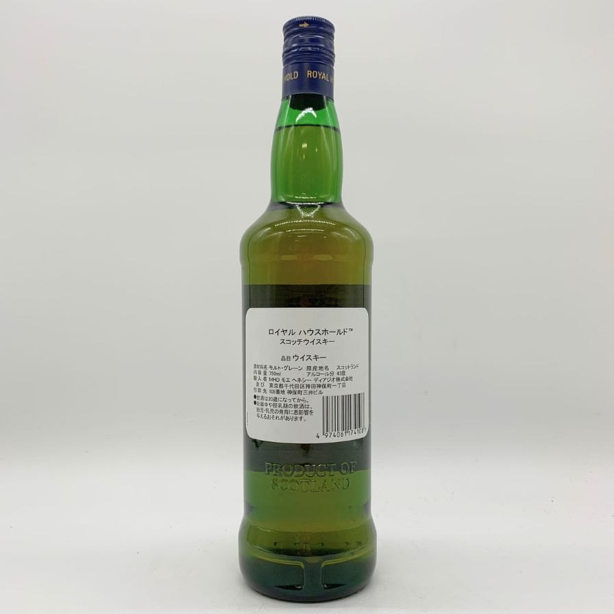 ロイヤルハウスホールド 750ml 43度 ブレンデッド スコッチ ロイヤルハウスホールド 750ml 43度 ブレンデッド スコッチ