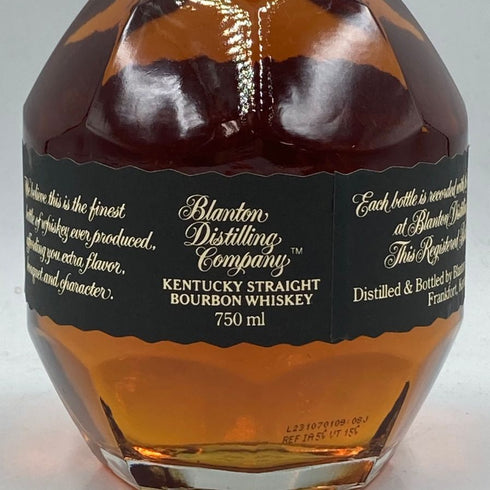 ブラントン シングルバレル ブラックラベル 2023 750ml 40% Blanton's SINGLE BARREL BLACK LABEL バーボン【G3】