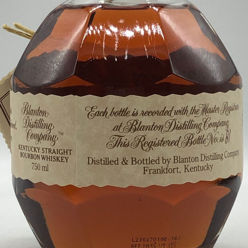 ブラントン シングルバレル 2023 750ml 46.5% Blanton's SINGLE BARREL バーボン【D2】