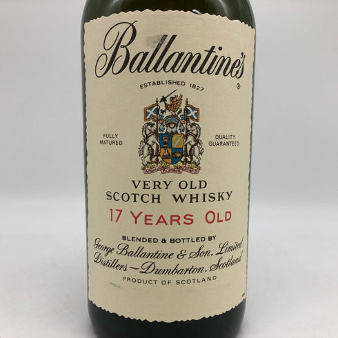 バランタイン 17年 ベリーオールド 青青紋章 旧ボトル 700ml 43% Ballantines's Very Old スコッチウイスキー【T4】