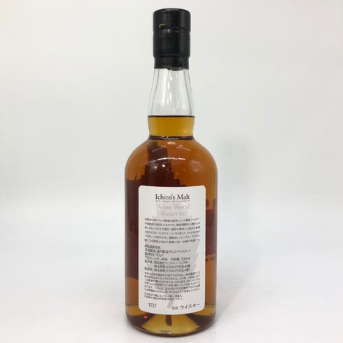 東京都限定◆イチローズモルト ワインウッドリザーブ 700ml 46% Ichiro's Malt Wine Wood Reserve 【G】