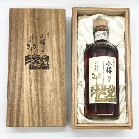 東京都限定◆ニッカ 小樽16年 シングルモルト ウイスキー 小樽限定品 米村孝一 切り絵 500ml 43% NIKKA WHISKY 【B2】