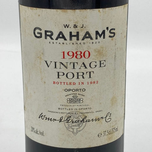 グラハム ヴィンテージ ポート 1980 375ml 20% GRAHAM'S 赤ワイン【V1】