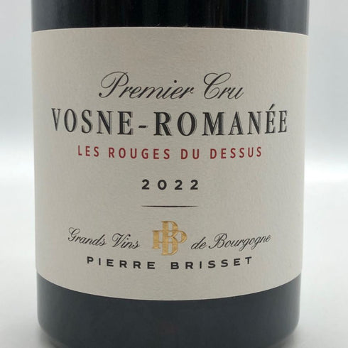 ピエール ブリセ ヴォーヌ ロマネ プルミエ クリュ ルージュ デュ ドゥスュ 2022 750ml 14% Pierre Brisset Vosne Romanee 1er Cru Rouges du Dessus ブルゴーニュワイン【R0】