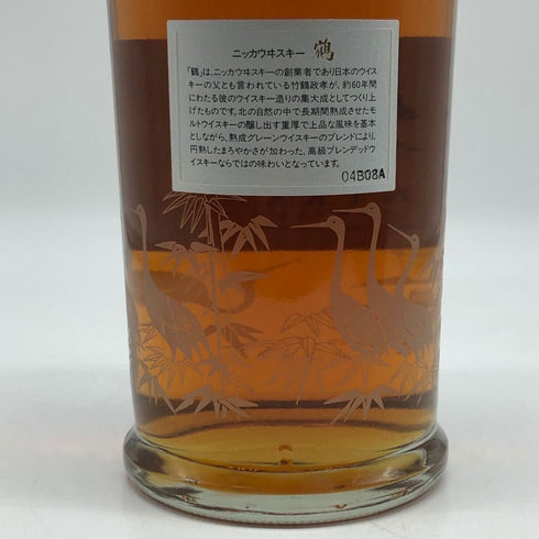 東京都限定◆ニッカ 鶴 スリムボトル700ml 43% 【P1】