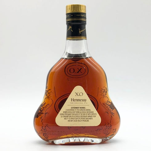 ヘネシーXO クリアボトル 金キャップ 350ml Hennessy コニャック【D1】