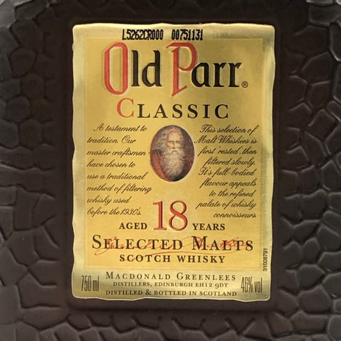 オールドパー クラシック 18年 750ml 46% Old Parr CLASSIC スコッチウイスキー【S2】