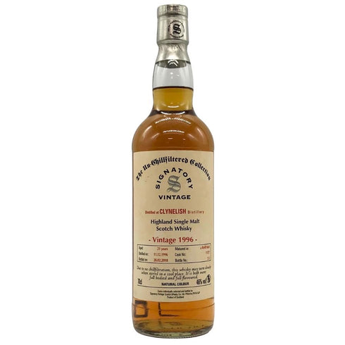 クライヌリッシュ 21年 1996 シグナトリー ビンテージ 700ml 46% CLYNELISH SINGNATORY VINTAGE スコッチウイスキー【M】
