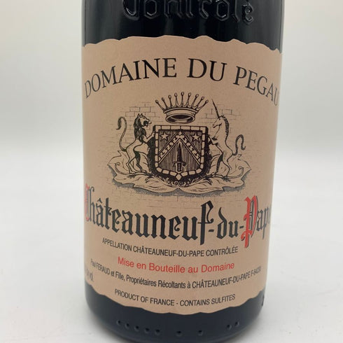 シャトーヌフ デュ パプ ルージュ ドメーヌ デュ ペゴー 2017 15.5% 750ml Chateauneuf du Pape Domaine du Pegau 【E1】