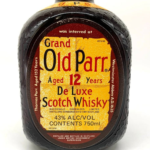 グランド オールドパー 12年 デラックス 750ml 43% Grand Old Parr De Luxe スコッチウイスキー【V1】