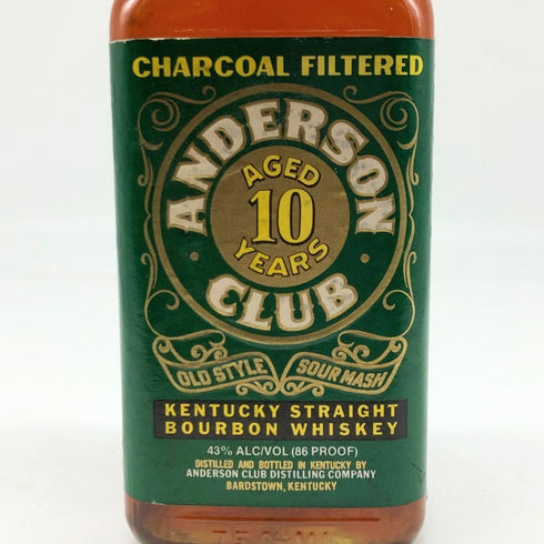 アンダーソンクラブ 10年 750ml 43% ANDERSON CLUB バーボン【O4】