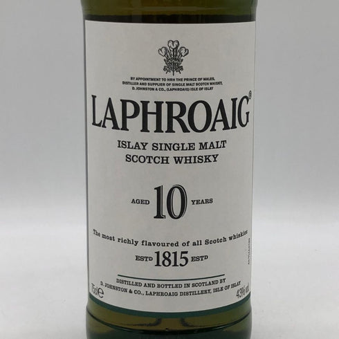 ラフロイグ 10年 シングルモルト スコッチウイスキー 750ml 43% LAPRHROAIG スコッチウイスキー【S0】