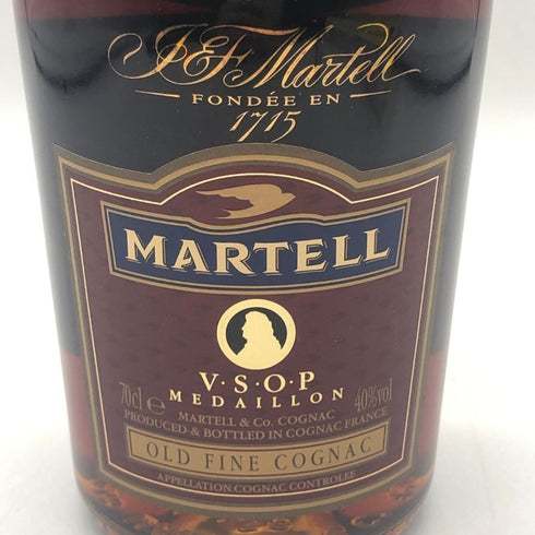 マーテル VSOP メダイヨン 赤ラベル クリアボトル 700ml 40% MARTELL ブランデー【H1】