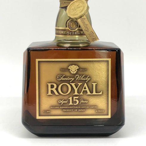 東京都限定◆サントリー ウイスキー ローヤル 15年 ゴールドラベル 750ml 43% SUNTORY WHISKY ROYAL 【J4】