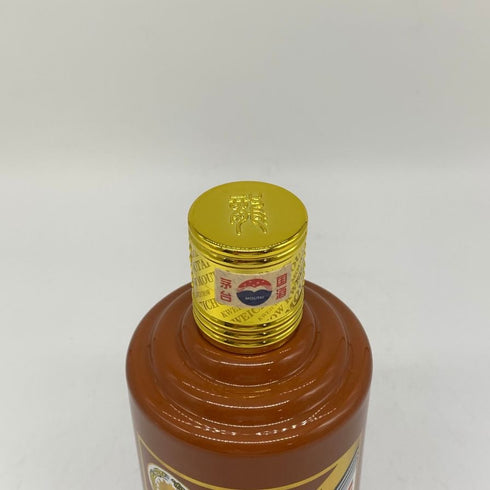 貴州茅台酒 マオタイ酒 五星麦ラベル 茶陶器ボトル 2024 500ml 53% MOUTAI KWEICHOW 中国酒930g【K4】