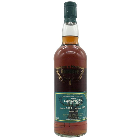 【同梱不可】ロングモーン 40年 1969-2009 リザーブラベル GORDON&MACPHAIL 700ml 59.3% LONGMORN スコッチウイスキー【Q】