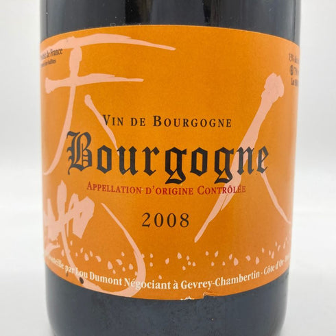 ルー デュモン ブルゴーニュ 2008 750ml 13% Lou Dumont Bourgogne 【P1】