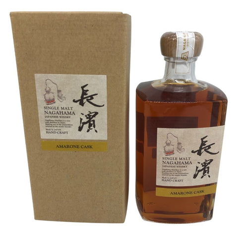 東京都限定◆長濱蒸溜所 長濱 シングルモルト 2018-2022 アマローネ カスク 500ml 57% NAGAHAMA 【B4】