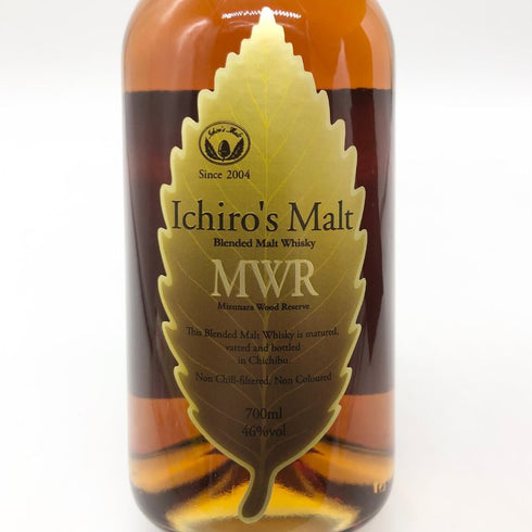 東京都限定◆ベンチャーウイスキー イチローズモルト MWR ミズナラウッドリザーブ 700ml 46% Ichiro's Molt 【I】