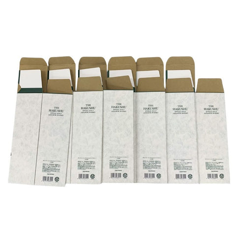 サントリー 白州 NV 空き箱 化粧箱 カートン 6枚セット SUNTORY【AFI21】