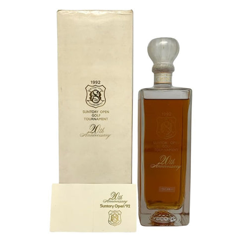 東京都限定◆サントリー クレスト 12年 サントリー オープン ゴルフ トーナメント 1992 20周年記念 20TH 700ml 43% SUNTORY CREST 【S1】