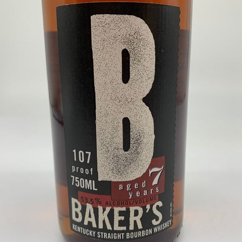 ベイカーズ 7年 107proof 旧ラベル 750ml 53.5% BAKER'S アメリカウイスキー【K1】