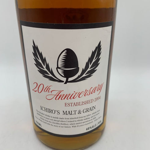 東京都限定◆ベンチャーウイスキー イチローズモルト&グレーン 20th アニバーサリーエディション 700ml 48% Ichiro's Malt 【L4】