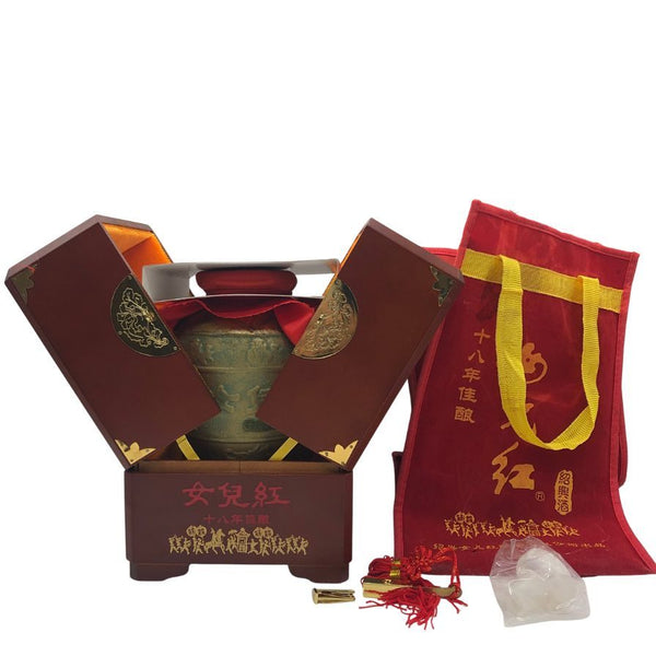 女児紅 紹興酒 陶器ボトル 500ml 16% 中国酒1666g【H3】