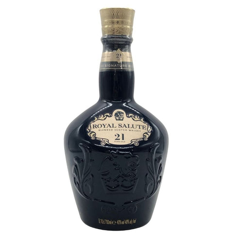 ロイヤルサルート 21年 シグネチャーブレンド 青陶器ボトル 700ml 40% ROYAL SALUTE スコッチウイスキー1418g【U0】