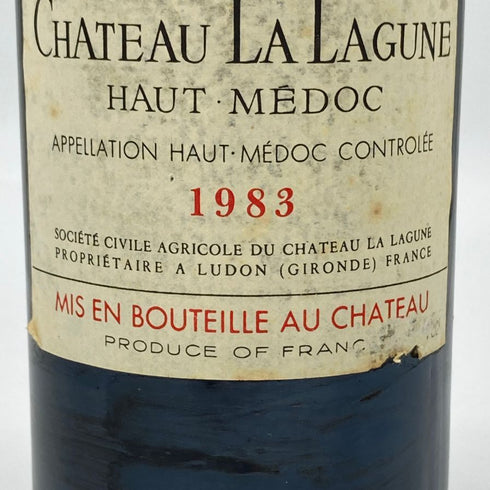 シャトー ラ ラギューヌ 1983 750ml 14% CHATEAU LA LAGUNE ボルドーワイン【B4】