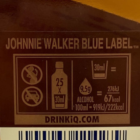 ジョニーウォーカー ブルーラベル 750ml 43% Johnnie Walker スコッチウイスキー【J2】