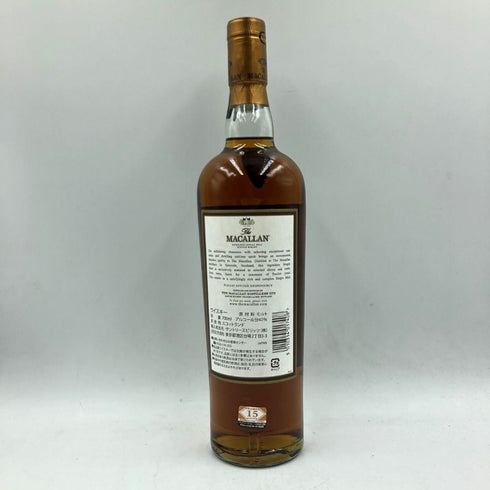 ザ マッカラン 12年 旧ボトル シェリーオークカスク 750ml 43% THE MACALLAN スコッチウイスキー【I2】